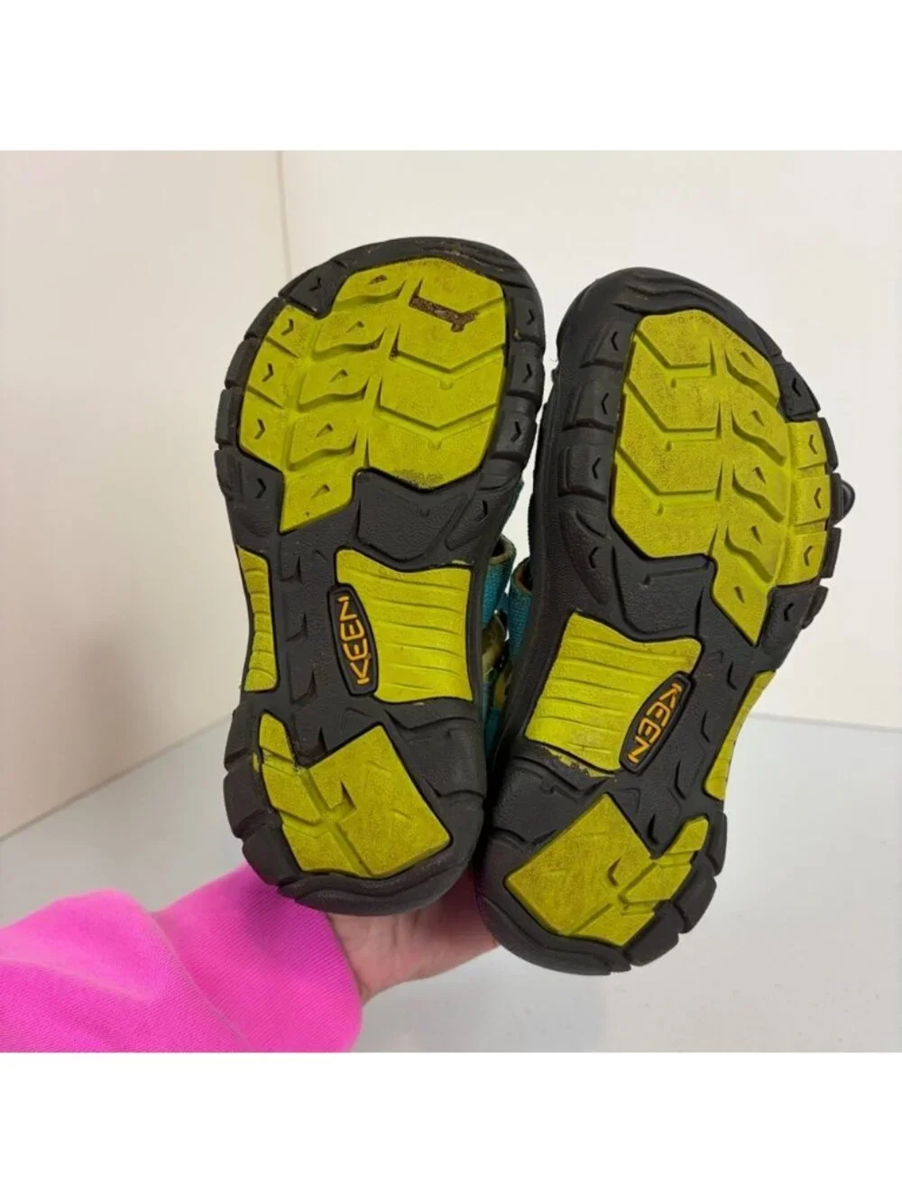 Keen Newport H2 Sandals Shoes Kid size 1 Outdoor Nature Shoe Teal Blue beach